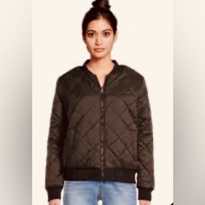 Thread & Supply Quilted Bomber Jacket size large